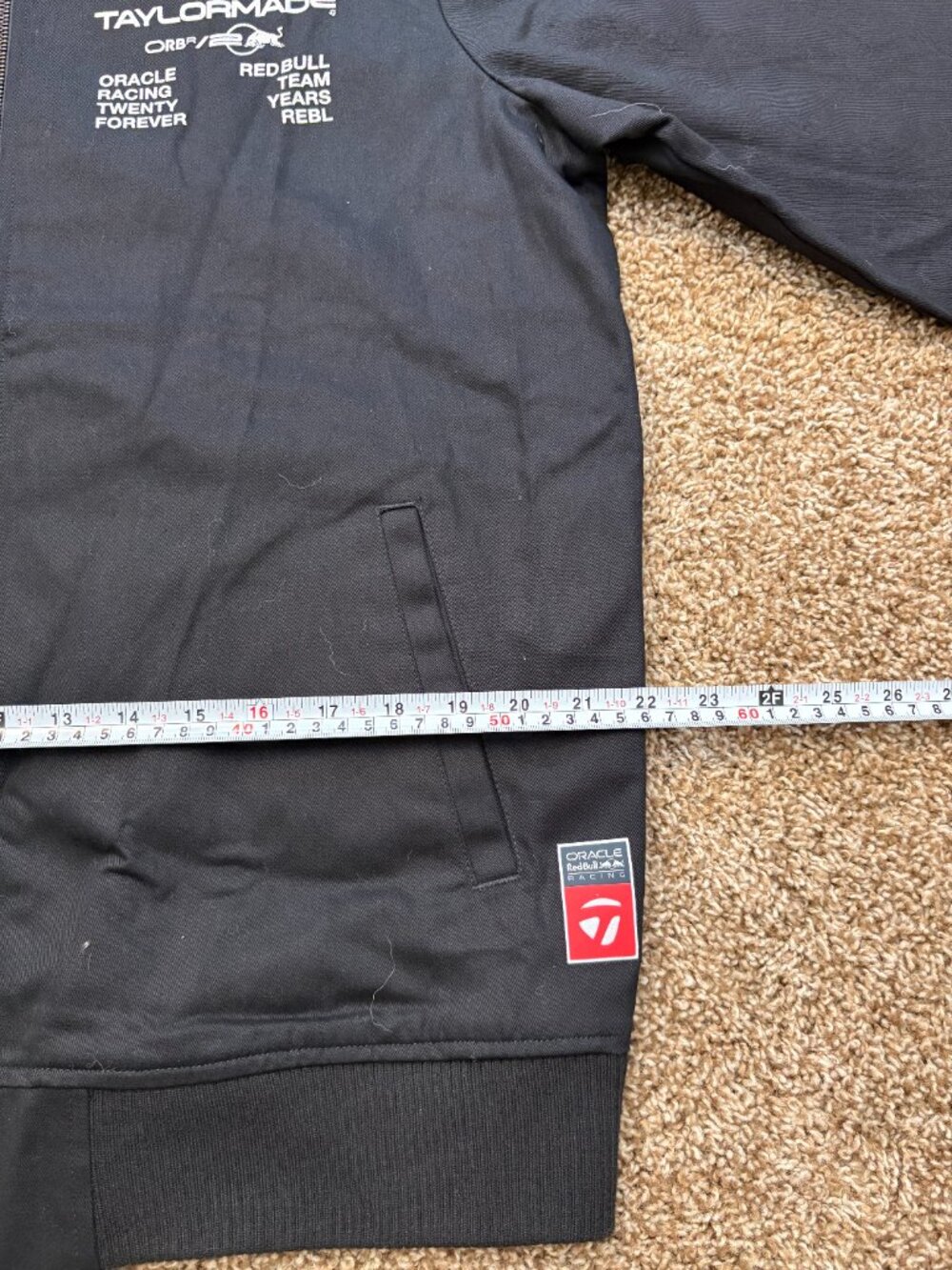 Brand New Taylor Made F1 Redbull Oracle Black Mechanic Jacket Mens Size Small - Picture 12 of 12